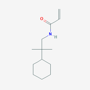molecular formula C13H23NO B2905116 N-(2-Cyclohexyl-2-methylpropyl)prop-2-enamide CAS No. 2289482-47-7