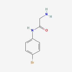 molecular formula C8H9BrN2O B2905122 2-amino-N-(4-bromophenyl)acetamide CAS No. 325852-86-6
