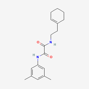 molecular formula C18H24N2O2 B2905168 N'-[2-(CYCLOHEX-1-EN-1-YL)ETHYL]-N-(3,5-DIMETHYLPHENYL)ETHANEDIAMIDE CAS No. 340974-59-6