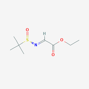 ethyl (2E)-2-[(S)-tert-butylsulfinyl]iminoacetate