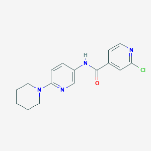 2-chloro-N-[6-(piperidin-1-yl)pyridin-3-yl]pyridine-4-carboxamide