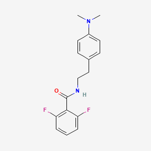 molecular formula C17H18F2N2O B2905181 N-(4-(dimethylamino)phenethyl)-2,6-difluorobenzamide CAS No. 952966-59-5