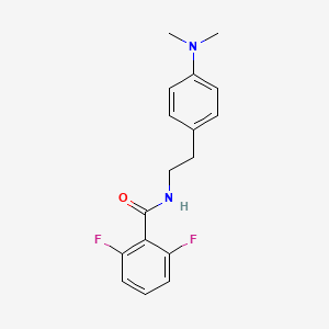 N-(4-(dimethylamino)phenethyl)-2,6-difluorobenzamide