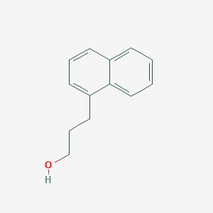 molecular formula C13H14O B2905234 3-(Naphthalen-1-yl)propan-1-ol CAS No. 1438-62-6; 27653-22-1