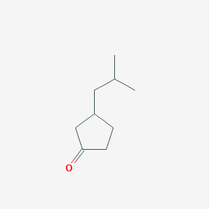molecular formula C9H16O B2905319 3-Isobutylcyclopentanone CAS No. 53002-97-4