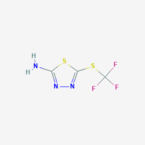 5-[(Trifluoromethyl)sulfanyl]-1,3,4-thiadiazol-2-amine