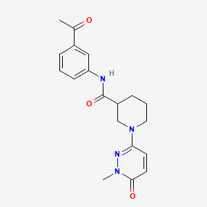 N-(3-acetylphenyl)-1-(1-methyl-6-oxo-1,6-dihydropyridazin-3-yl)piperidine-3-carboxamide
