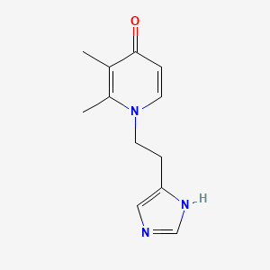 1-[2-(1H-imidazol-4-yl)ethyl]-2,3-dimethyl-4(1H)-pyridinone