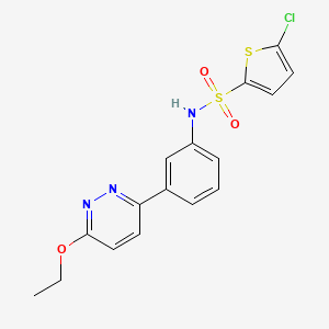 5-chloro-N-[3-(6-ethoxypyridazin-3-yl)phenyl]thiophene-2-sulfonamide