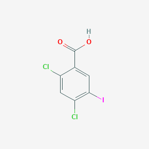 molecular formula C7H3Cl2IO2 B2905405 2,4-Dichloro-5-iodobenzoic acid CAS No. 959762-87-9