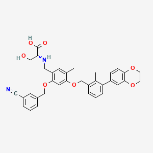 molecular formula C35H34N2O7 B2905482 BMS-1001 