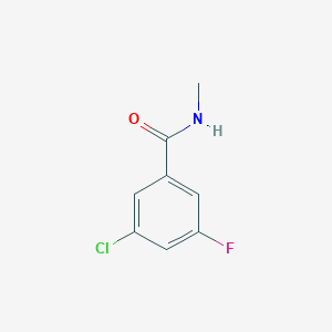molecular formula C8H7ClFNO B2905560 3-chloro-5-fluoro-N-methylbenzamide CAS No. 1865077-51-5
