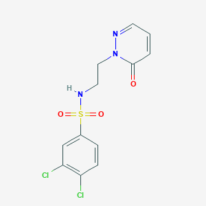 3,4-dichloro-N-(2-(6-oxopyridazin-1(6H)-yl)ethyl)benzenesulfonamide