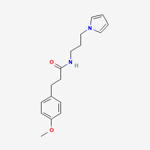 N-(3-(1H-pyrrol-1-yl)propyl)-3-(4-methoxyphenyl)propanamide