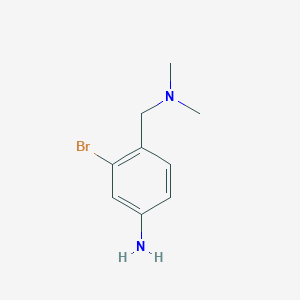 3-Bromo-4-[(dimethylamino)methyl]aniline