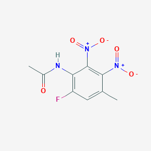 N-(6-Fluoro-4-methyl-2,3-dinitrophenyl)acetamide