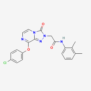 2-(8-(4-chlorophenoxy)-3-oxo-[1,2,4]triazolo[4,3-a]pyrazin-2(3H)-yl)-N-(2,3-dimethylphenyl)acetamide