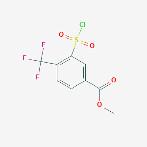 Methyl 3-chlorosulfonyl-4-(trifluoromethyl)benzoate