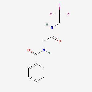 N-[2-oxo-2-(2,2,2-trifluoroethylamino)ethyl]benzamide