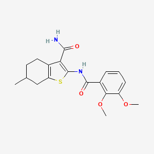 2-(2,3-Dimethoxybenzamido)-6-methyl-4,5,6,7-tetrahydrobenzo[b]thiophene-3-carboxamide