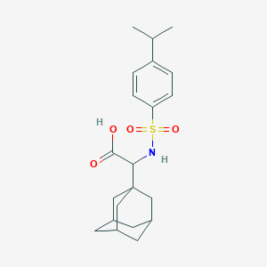 Adamantan-1-yl-(4-isopropyl-benzenesulfonylamino)-acetic acid