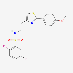 2,5-difluoro-N-(2-(2-(4-methoxyphenyl)thiazol-4-yl)ethyl)benzenesulfonamide