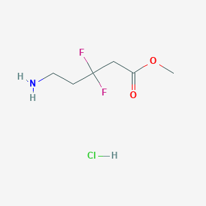 Methyl 5-amino-3,3-difluoropentanoate;hydrochloride