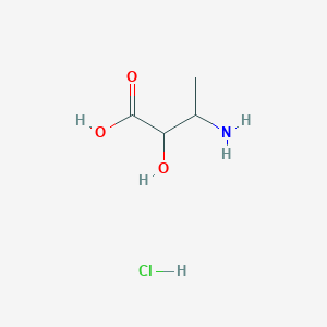 molecular formula C4H10ClNO3 B2905646 L(-)-Alloisothreonine HCl CAS No. 2243516-28-9