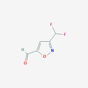 3-(Difluoromethyl)-1,2-oxazole-5-carbaldehyde