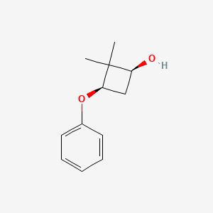 cis-2,2-Dimethyl-3-phenoxycyclobutan-1-ol