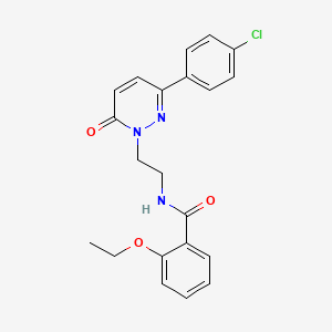 N-(2-(3-(4-chlorophenyl)-6-oxopyridazin-1(6H)-yl)ethyl)-2-ethoxybenzamide