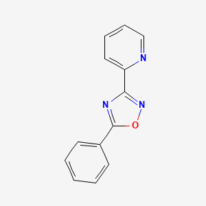molecular formula C13H9N3O B2905728 2-(5-Phenyl-1,2,4-oxadiazol-3-yl)pyridine CAS No. 13389-61-2