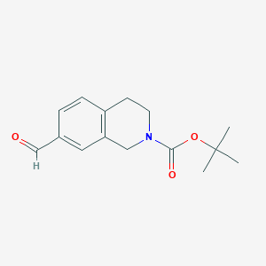 molecular formula C15H19NO3 B2905805 tert-Butyl 7-formyl-3,4-dihydroisoquinoline-2(1H)-carboxylate CAS No. 253801-24-0