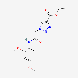 ethyl 1-{2-[(2,4-dimethoxyphenyl)amino]-2-oxoethyl}-1H-1,2,3-triazole-4-carboxylate