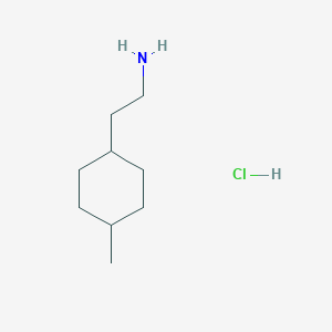 molecular formula C9H20ClN B2905833 2-(4-Methylcyclohexyl)ethanamine;hydrochloride CAS No. 102450-01-1