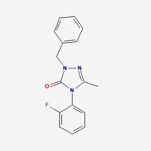 2-Benzyl-4-(2-fluorophenyl)-5-methyl-1,2,4-triazol-3-one