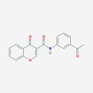N-(3-acetylphenyl)-4-oxo-4H-chromene-3-carboxamide