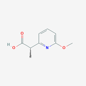 (2S)-2-(6-Methoxypyridin-2-yl)propanoic acid