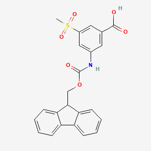3-(9H-Fluoren-9-ylmethoxycarbonylamino)-5-methylsulfonylbenzoic acid
