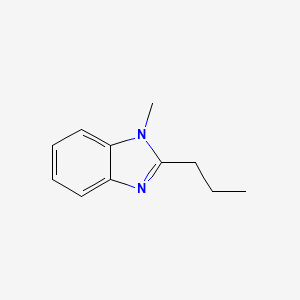 molecular formula C11H14N2 B2906086 1-methyl-2-propyl-1H-1,3-benzodiazole CAS No. 24107-50-4