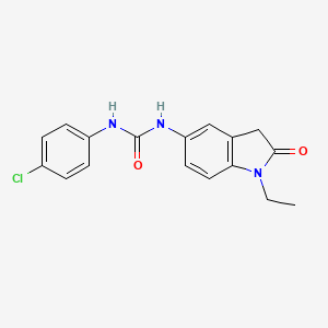1-(4-Chlorophenyl)-3-(1-ethyl-2-oxoindolin-5-yl)urea