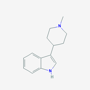 molecular formula C14H18N2 B029061 3-(1-甲基哌啶-4-基)-1H-吲哚 CAS No. 17403-07-5