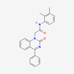 molecular formula C24H21N3O2 B2906132 N-(2,3-dimethylphenyl)-2-(2-oxo-4-phenyl-1,2-dihydroquinazolin-1-yl)acetamide CAS No. 959540-02-4