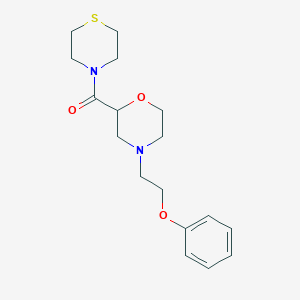 [4-(2-Phenoxyethyl)morpholin-2-yl]-thiomorpholin-4-ylmethanone