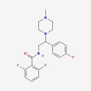 2,6-difluoro-N-(2-(4-fluorophenyl)-2-(4-methylpiperazin-1-yl)ethyl)benzamide
