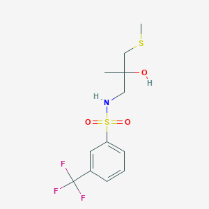 N-(2-hydroxy-2-methyl-3-(methylthio)propyl)-3-(trifluoromethyl)benzenesulfonamide