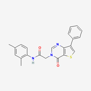 N-(2,4-dimethylphenyl)-2-(4-oxo-7-phenylthieno[3,2-d]pyrimidin-3(4H)-yl)acetamide