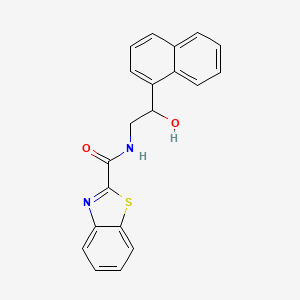 N-(2-hydroxy-2-(naphthalen-1-yl)ethyl)benzo[d]thiazole-2-carboxamide