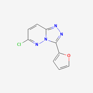 molecular formula C9H5ClN4O B2906413 6-Chloro-3-(furan-2-yl)-[1,2,4]triazolo[4,3-b]pyridazine CAS No. 35263-20-8
