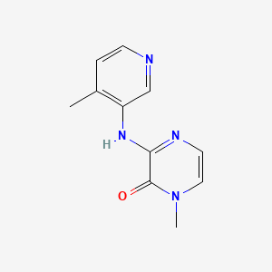1-methyl-3-((4-methylpyridin-3-yl)amino)pyrazin-2(1H)-one